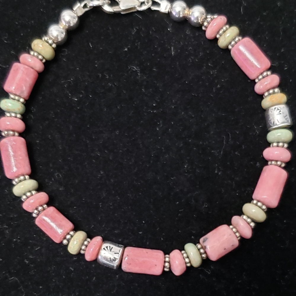 Pink Rhodonite Bracelet